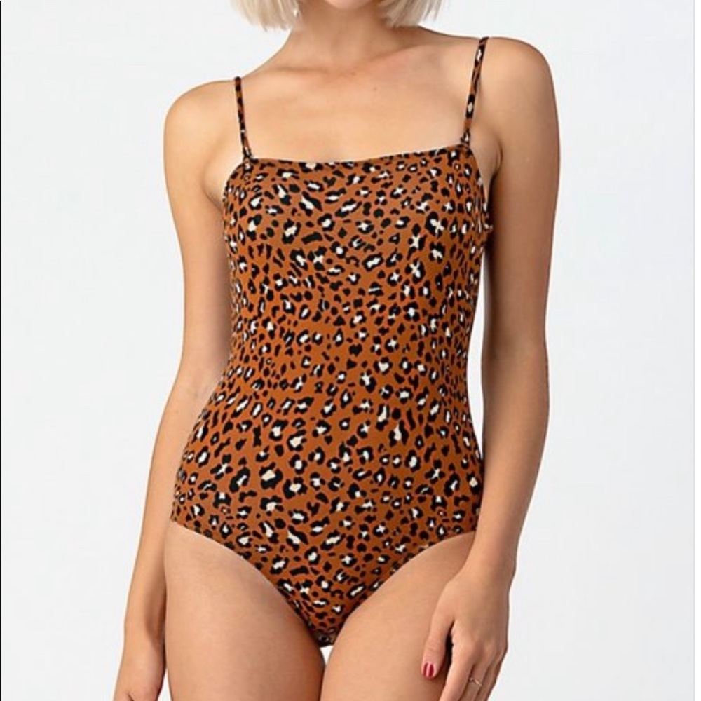 Leopard print bodysuit